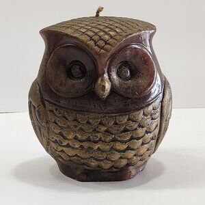 Awesome Large Owl Candle, Never Used